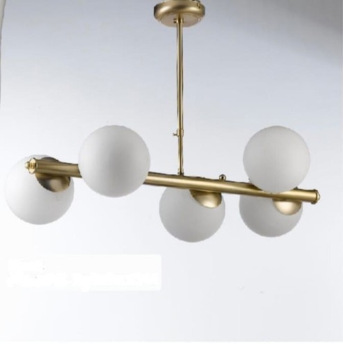 Lampadario luci sfere vetro - lampadario, 5