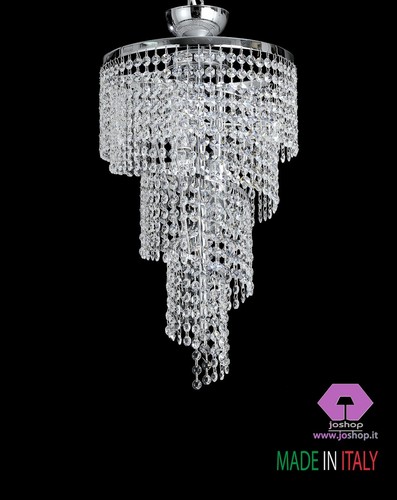 Lampadario cristallo luci - lampadario,
