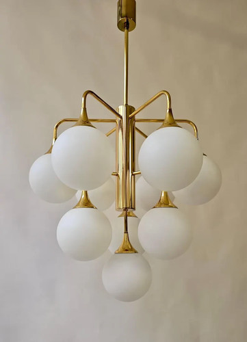 Lampadario con globi - con, 10