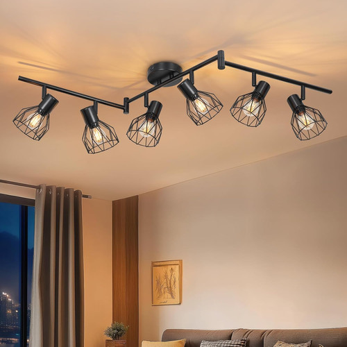 Plafoniera nera soffitto - plafoniera,