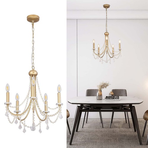 Lampadario cristallo vetro - , 5