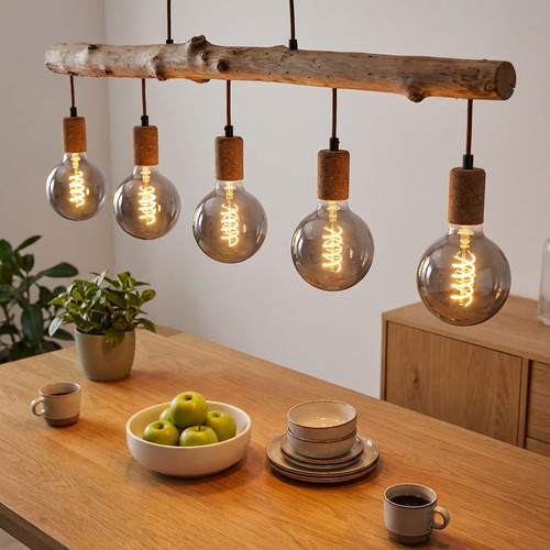 Lampada sospensione wood - a,