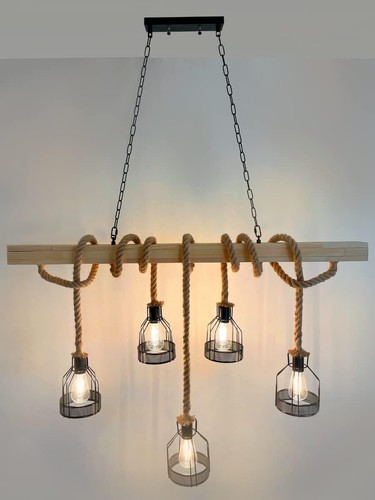 Lampadario sospensione corda - lampadario, a